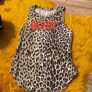 AC/DC Cheetah print Tank